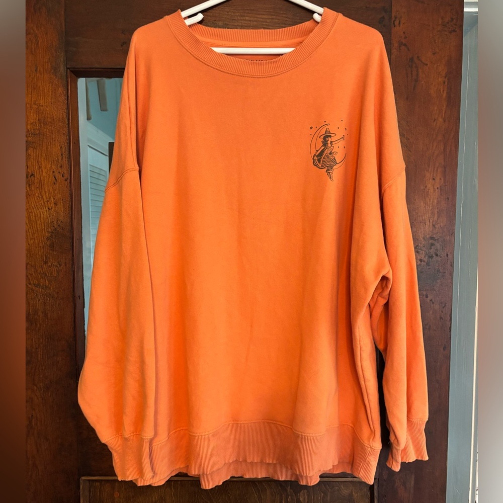 American Eagle Orange Sweatshirt